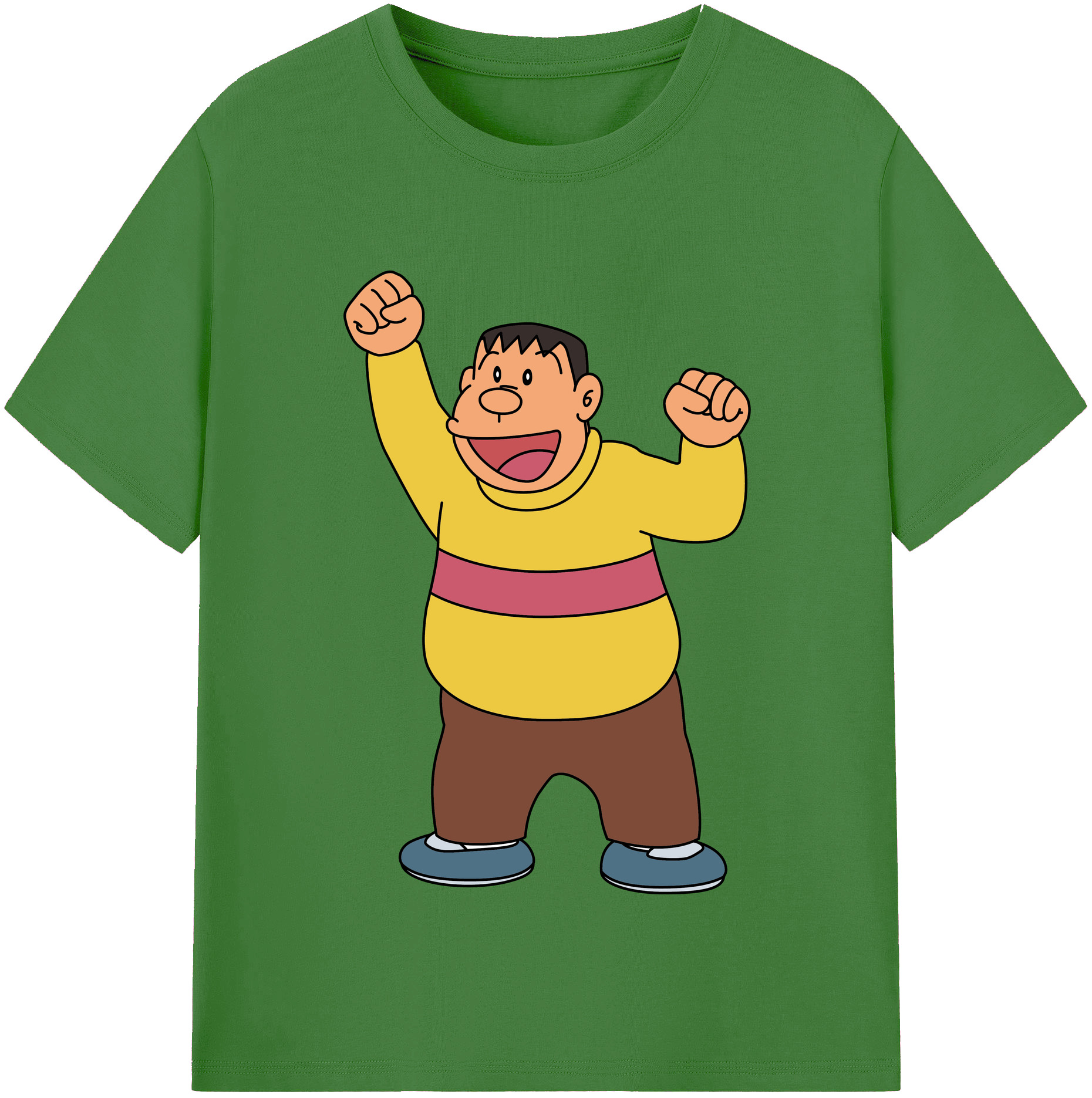 （画像用） ドラえもん 剛田武 Doraemon Gouta Takeshi レディースカジュアルプリントTシャツ（綿100％）